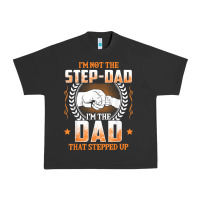 Pigment Black mens i'm not the step dad i'm the dad that stepped up father gift t sh Urban Heavy Tee - linhVisuals