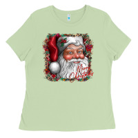 Matcha merry Christmas santa Ladies Tee - CowhideDigitalArt