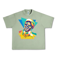 Oil Green stevie wonder vintage Urban Heavy Tee - linhVisuals
