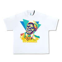 White stevie wonder vintage Urban Heavy Tee - linhVisuals