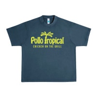 Midnight Navy suitable-pollo-tropical-worn Urban Heavy Tee - linhVisuals