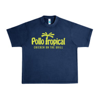 Navy suitable-pollo-tropical-worn Urban Heavy Tee - linhVisuals