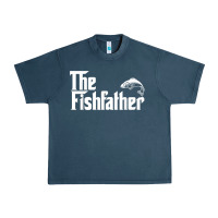 Midnight Navy mens the fishfather funny fish father day lover t shirt t shirt Urban Heavy Tee - linhVisuals