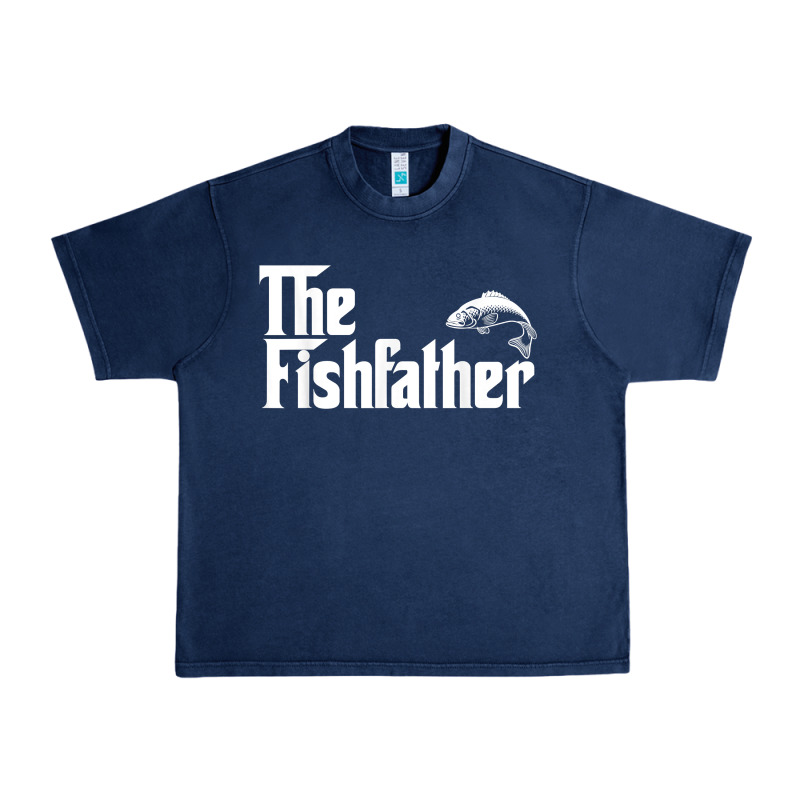 Mens The Fishfather Funny Fish Father Day Lover T Shirt T Shirt Urban Heavy Tee by linhVisuals | Teevron