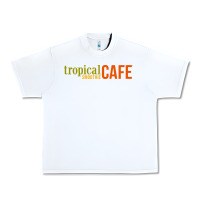 White suitable-tropical-smoothie-cafe-worn Urban Heavy Tee - linhVisuals