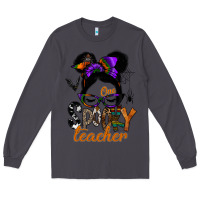 Smoke one spooky teacher Long Sleeve Tee - SublimationCraftShop