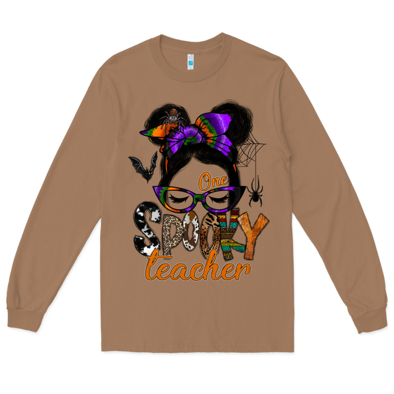 One Spooky Teacher Long Sleeve Tee by SublimationCraftShop | Teevron