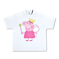 White pig Urban Heavy Tee - linhVisuals