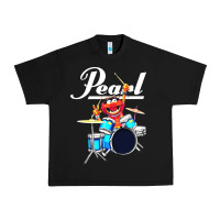 Black the muppet show animal playing pearl drums Urban Heavy Tee - linhVisuals