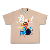 Burro the muppet show animal playing pearl drums Urban Heavy Tee - linhVisuals