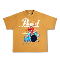 Peanut Butter the muppet show animal playing pearl drums Urban Heavy Tee - linhVisuals