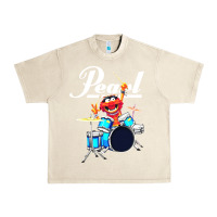 Sandshell the muppet show animal playing pearl drums Urban Heavy Tee - linhVisuals