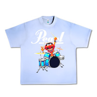 Grape Ice the muppet show animal playing pearl drums Urban Heavy Tee - linhVisuals