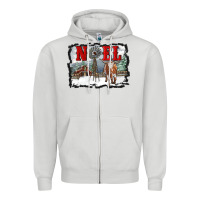 Dove Grey noel with windmill and farm Zipper Hoodie - RanaPortraitStore