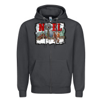 Smoke noel with windmill and farm Zipper Hoodie - RanaPortraitStore