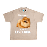 French Oak pomeranian i hear you not listening t shirt Urban Heavy Tee - linhVisuals