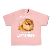Salmon pomeranian i hear you not listening t shirt Urban Heavy Tee - linhVisuals