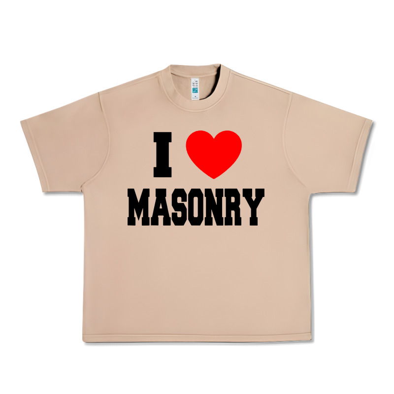 I Love Masonry Urban Heavy Tee by linhVisuals | Teevron