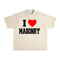 Sandshell i love masonry Urban Heavy Tee - linhVisuals