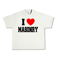 Pistachio i love masonry Urban Heavy Tee - linhVisuals