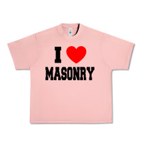 Salmon i love masonry Urban Heavy Tee - linhVisuals