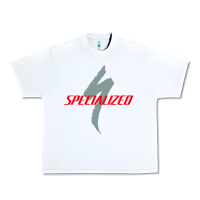 White Specialized Bikes Bicycle Urban Heavy Tee - linhVisuals