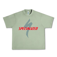 Oil Green Specialized Bikes Bicycle Urban Heavy Tee - linhVisuals
