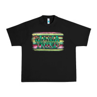 Black Floral Mama Tried Urban Heavy Tee - Jasminsmagicworld