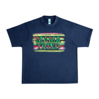Navy Floral Mama Tried Urban Heavy Tee - Jasminsmagicworld