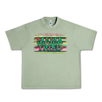 Oil Green Floral Mama Tried Urban Heavy Tee - Jasminsmagicworld