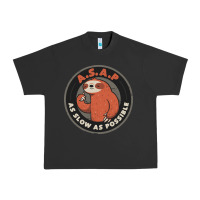 Pigment Black as slow as possible Urban Heavy Tee - linhVisuals