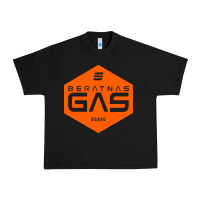 Black beratnas gas Urban Heavy Tee - linhVisuals