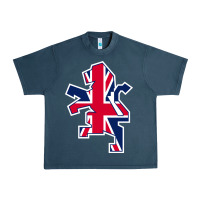 Midnight Navy great britain national Urban Heavy Tee - linhVisuals