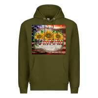 Army Green patriotic mawmaw tumbler Premium Hoodie - BarkalooDesign