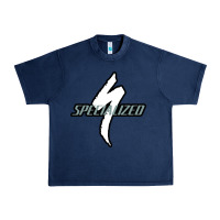 Navy Specialized Bikes Bicycle Urban Heavy Tee - linhVisuals