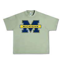 Oil Green michigan Urban Heavy Tee - linhVisuals