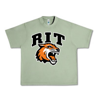 Oil Green tiger Urban Heavy Tee - linhVisuals