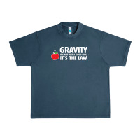 Midnight Navy gravity, it's not just a good idea Urban Heavy Tee - linhVisuals
