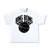 White black bing bong Urban Heavy Tee - linhVisuals