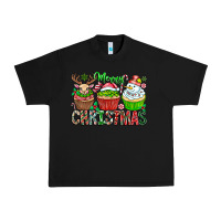 Black Merry Christmas Urban Heavy Tee - CowhideDigitalArt