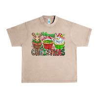 French Oak Merry Christmas Urban Heavy Tee - CowhideDigitalArt