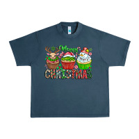 Midnight Navy Merry Christmas Urban Heavy Tee - CowhideDigitalArt