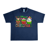 Navy Merry Christmas Urban Heavy Tee - CowhideDigitalArt