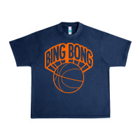 Navy Bing Bong New York Urban Heavy Tee - linhVisuals