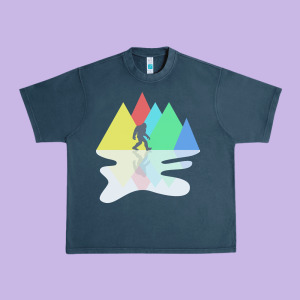 Bigfoot T  Shirt Bigfoot   Bigfoot 8 Urban Heavy Tee Designed By Linhvisuals