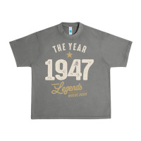 The Year 1947 - 75th Birthday Vintage Classic Urban Heavy Tee | Teevron