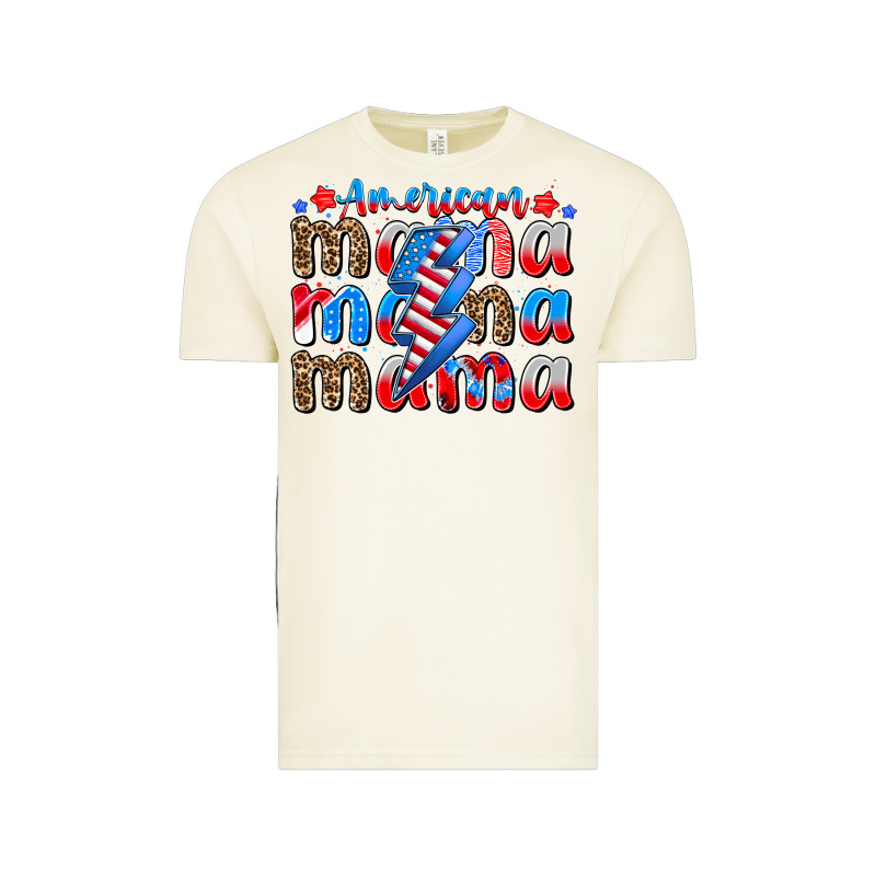 American Mama Vintage Tee by CowhideDigitalArt | Teevron