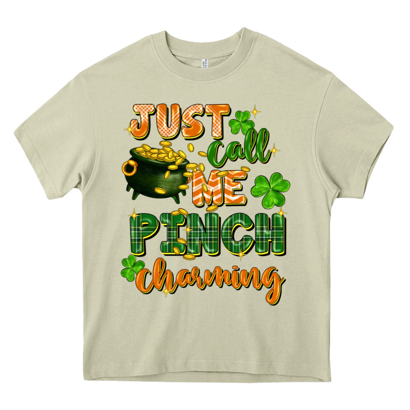 Just Call Me Pinch Charming St. Patricks Day Heavy Core Tee by FaDigitalArtStudio | Teevron