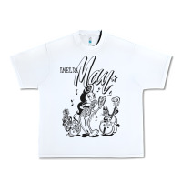 White imelda may müsic Urban Heavy Tee - linhVisuals