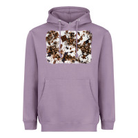 Lavender cowhide leopard background Heavyweight Hoodie - RanaPortraitStore
